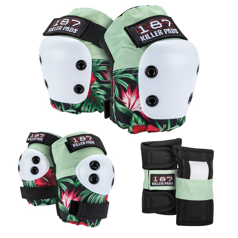 187 KILLER PADS ADULT SIX PACK PAD SET HIBISCUS SMALL/MED