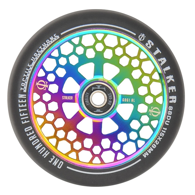Oath Stalker Scooter Wheels Neo Chrome 115 x 28mm