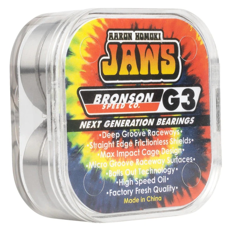 Bronson G3 Aaron Jaws Homoki Sig. Skateboard Bearings