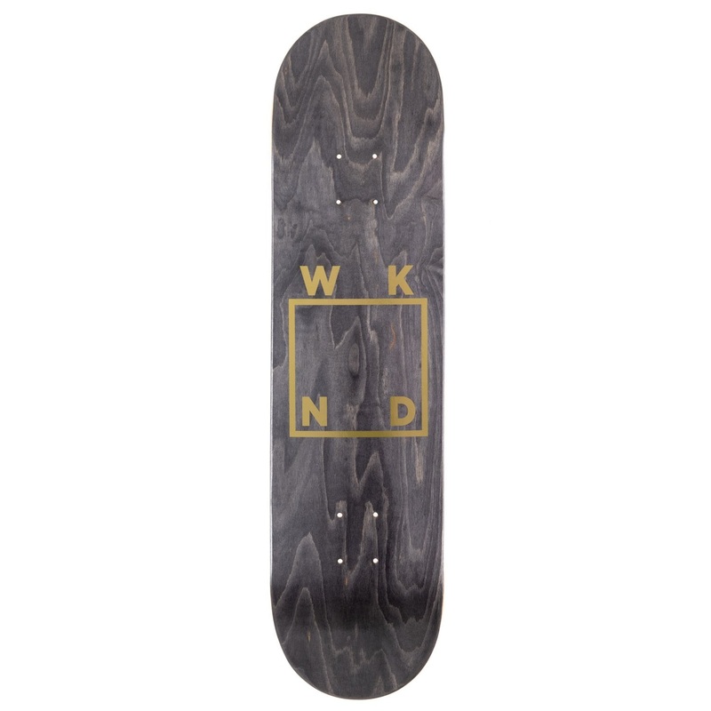 WKND Gold Logo Skateboard Deck 8.0