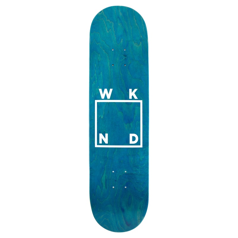 WKND White Logo Skateboard Deck 8.25