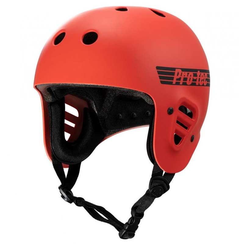 Protec Full Cut Certified Helmet Matte Bright Red Extra Large