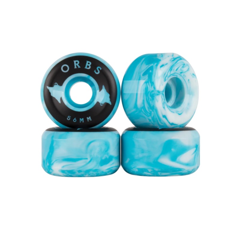 Welcome Orbs Wheels Swirls Blue/White 56mm 99a