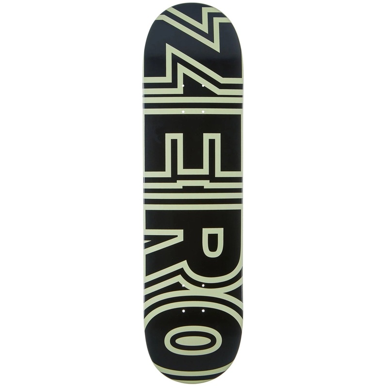 ZERO DECK GLOW IN THE DARK BOLD (8.25″/8.5″) 8.25″