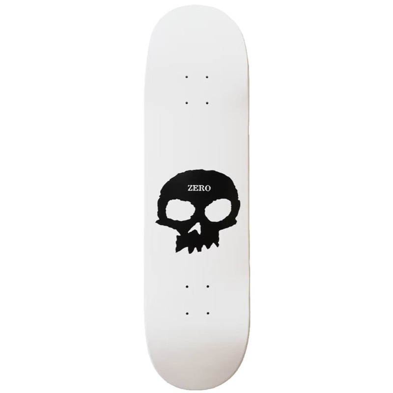 ZERO DECK GLOW IN THE DARK SINGLE SKULL (8.25″/8.5″) 8.25″