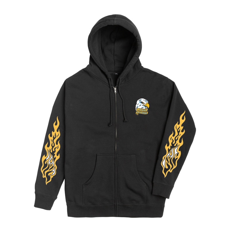 LOSER MACHINE CHROME COVERS FLEECE BLACK MEDIUM