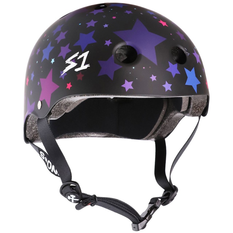 S1 Lifer Helmet Matt Black Stars Extra Large Black