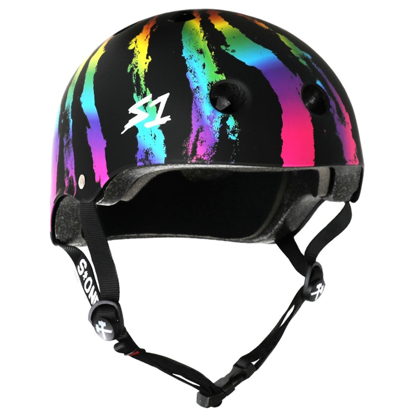 S1 Lifer Helmet Rainbow Swirl Extra Large Black