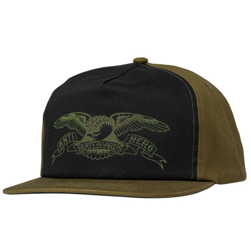 ANTIHERO BASIC EAGLE SNAPBACK OLIVE/BLACK