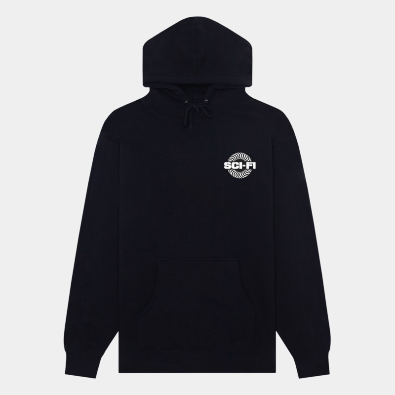 SPITFIRE WHEELS X SCI-FI FANTASY SILENCE HOODIE BLACK MEDIUM