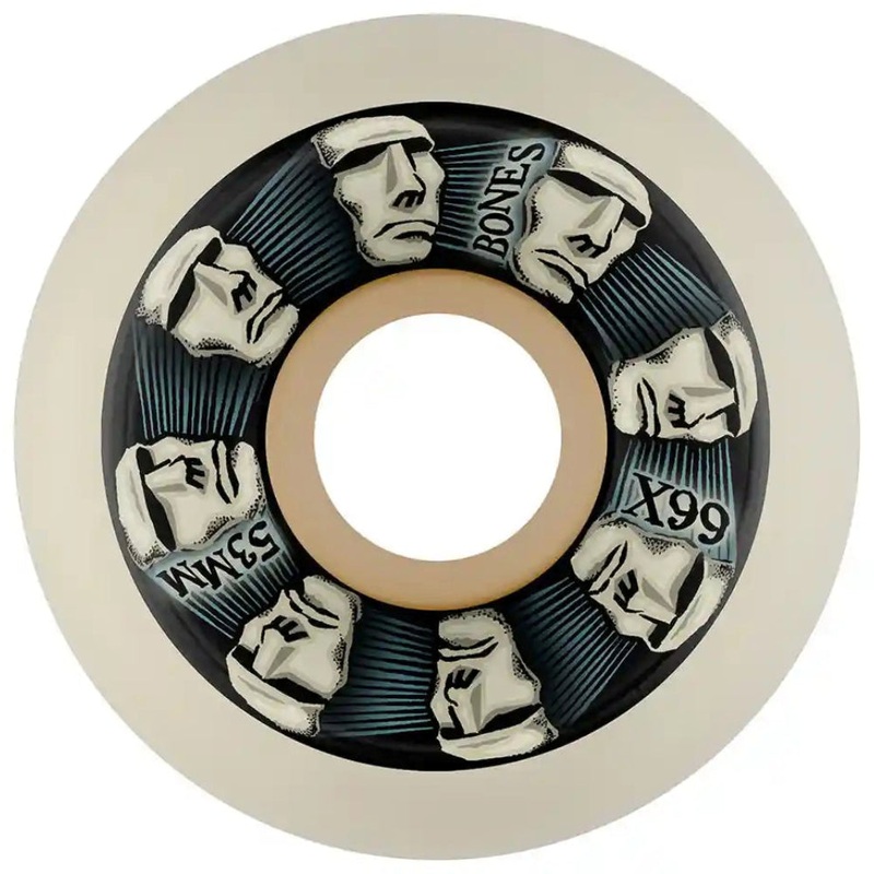 Bones X-Formula Head Rush V5 Sidecut X-99a 52mm – Skateboard Wheels 52mm
