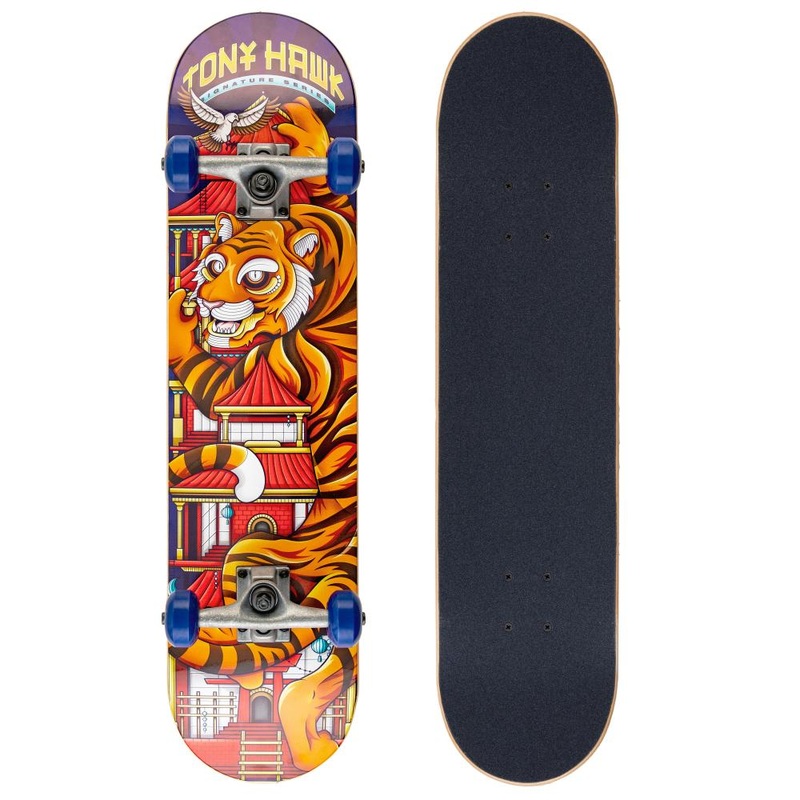 Tony Hawk SS 180 Skateboard Tiger Palace 7.5″