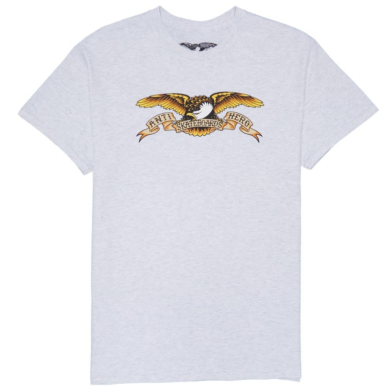 ANTIHERO EAGLE T-SHIRT ASH SMALL