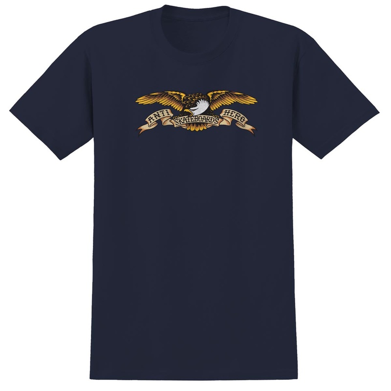 ANTIHERO EAGLE T-SHIRT NAVY SMALL
