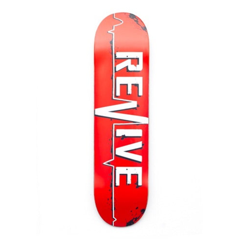 Revive Skateboards Red Lifeline Deck 7.75″