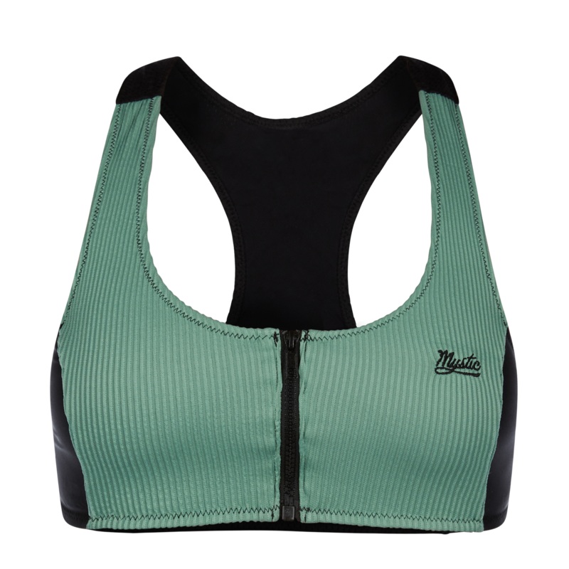 Zipped Bikini Top SeaSalt L