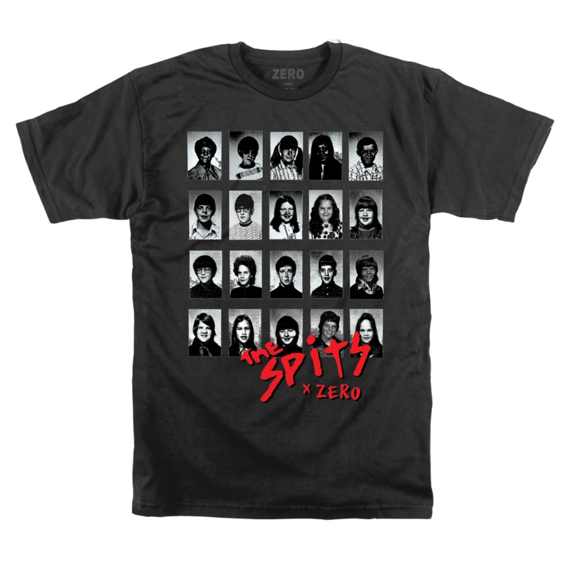 ZERO X THE SPITS SCHOOLS OUT TEE BLACK MEDIUM