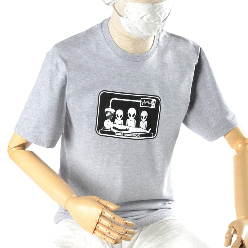ALIEN WORKSHOP ABDUCTION T-SHIRT HEATHER GREY MEDIUM