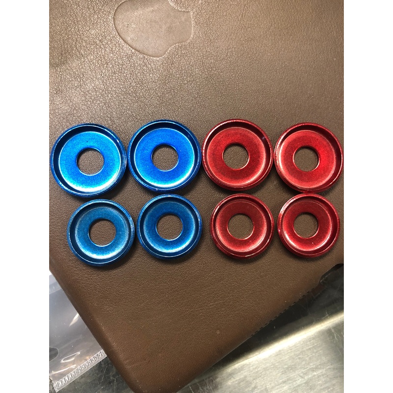 Thunder Colored Bushing Cup Washer Blue