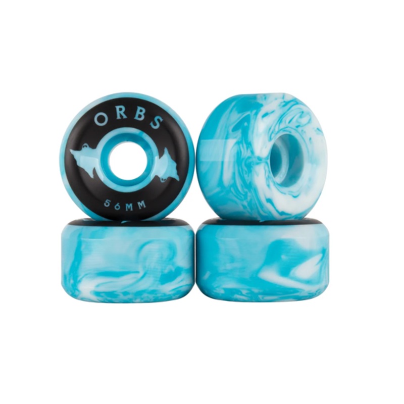 Welcome Orbs Wheels Specters Swirls Blue/White 56mm 99a