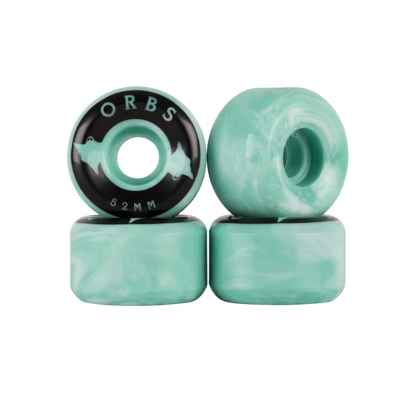 Welcome Orbs Wheels Specters Swirls Teal/White 52mm 99a