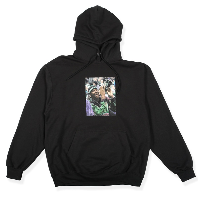 THEORIES COURTSIDE HOOD BLACK MEDIUM