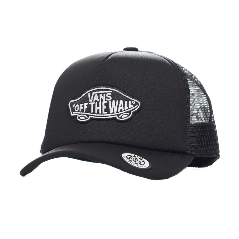 Vans Youth Classic Patch Curved Bill Trucker Hat Black
