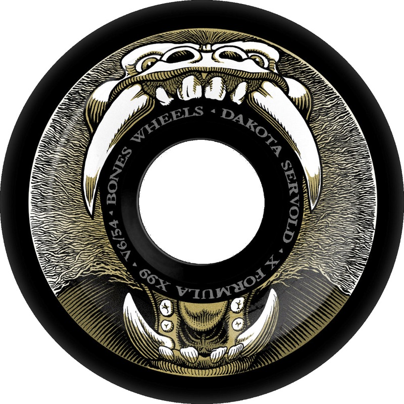 Bones X-Formula Servold Baboonatic V6 WideCut X-99a 54mm – Skateboard Wheels 54mm