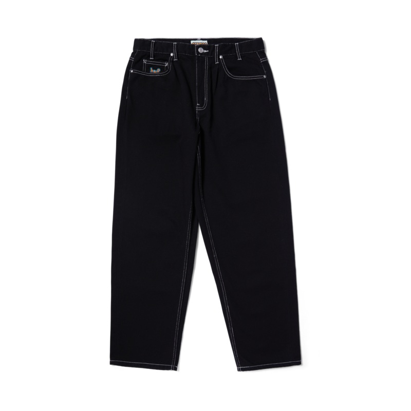 HUF CROMER PANT BLACK/WHITE 30