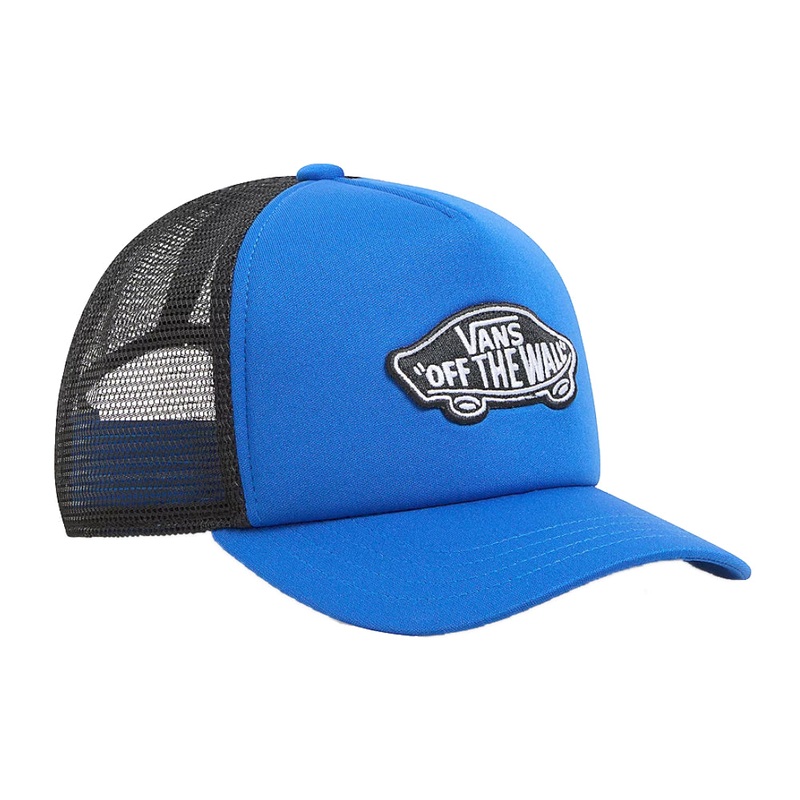 Vans Youth Classic Patch Curved Bill Trucker Hat Blue Blue