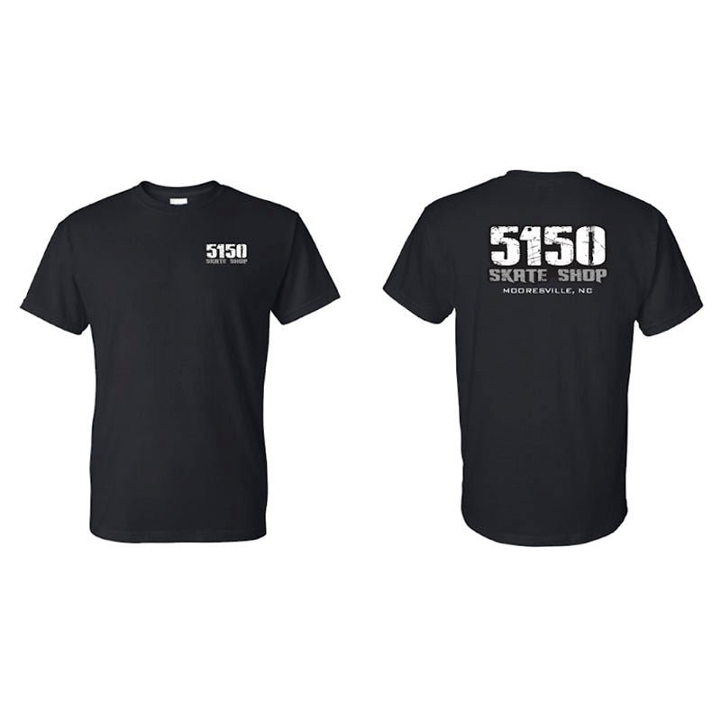 5150 Skate Shop Team Black T-Shirts Small