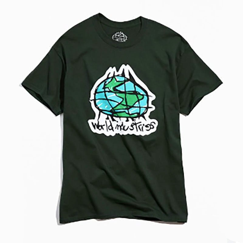 World Industries Scribble Green T-Shirts Small
