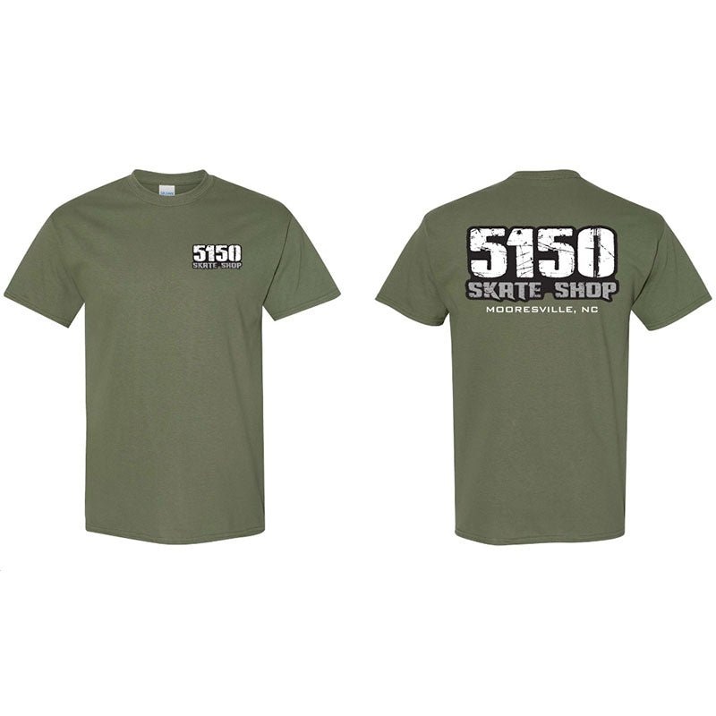 5150 Skate Shop Army Green NEW T-Shirts Small