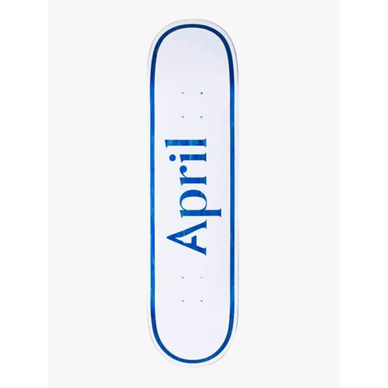 April Blue Logo Deck 8″ & 8.38″ 8″