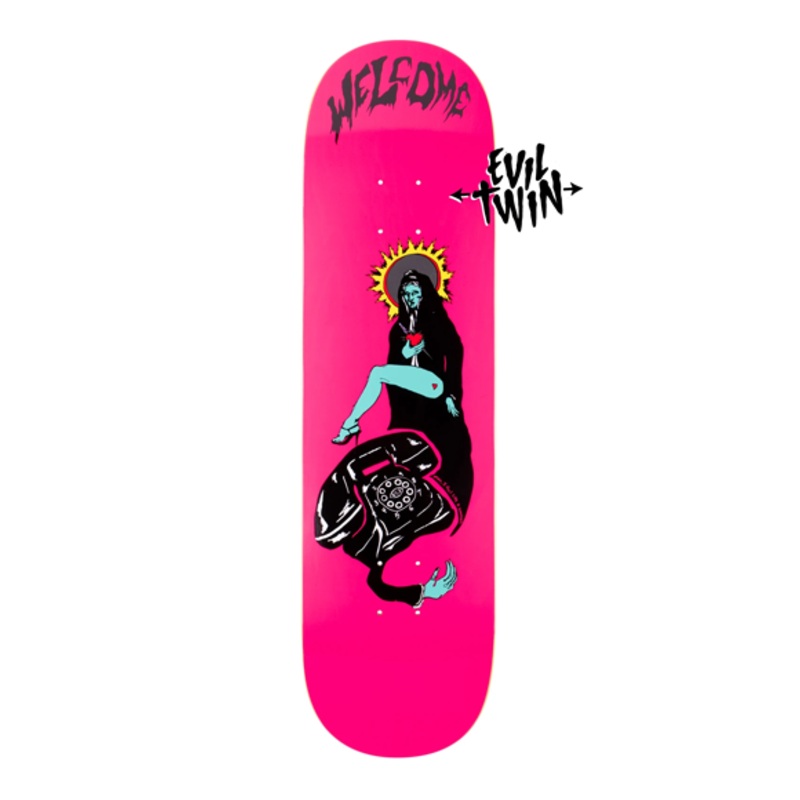 Welcome Call Mary On Labrys Hot Pink Deck 8.5″