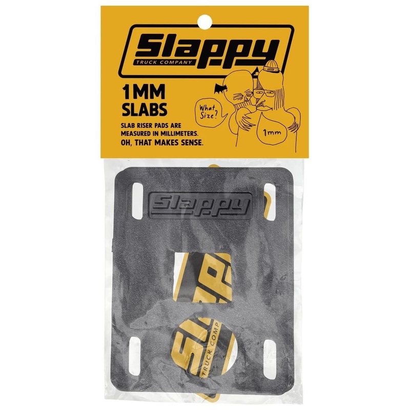 SLAPPY SLABS RISER PADS BLACK 1MM