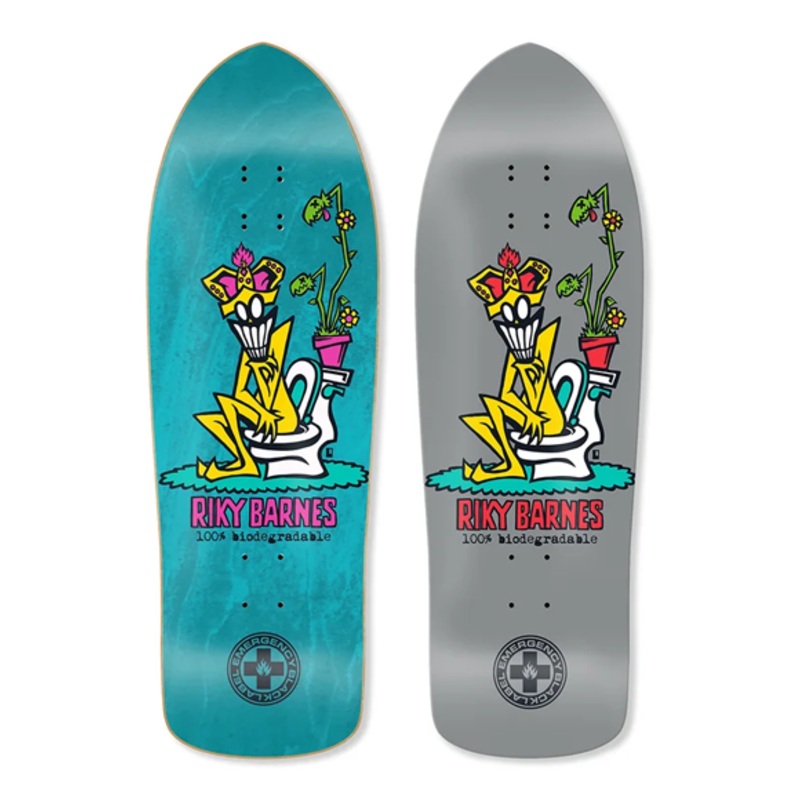 Black Label Riky Barnes 100% Biodegradable Deck 10.25″ Aqua Stain