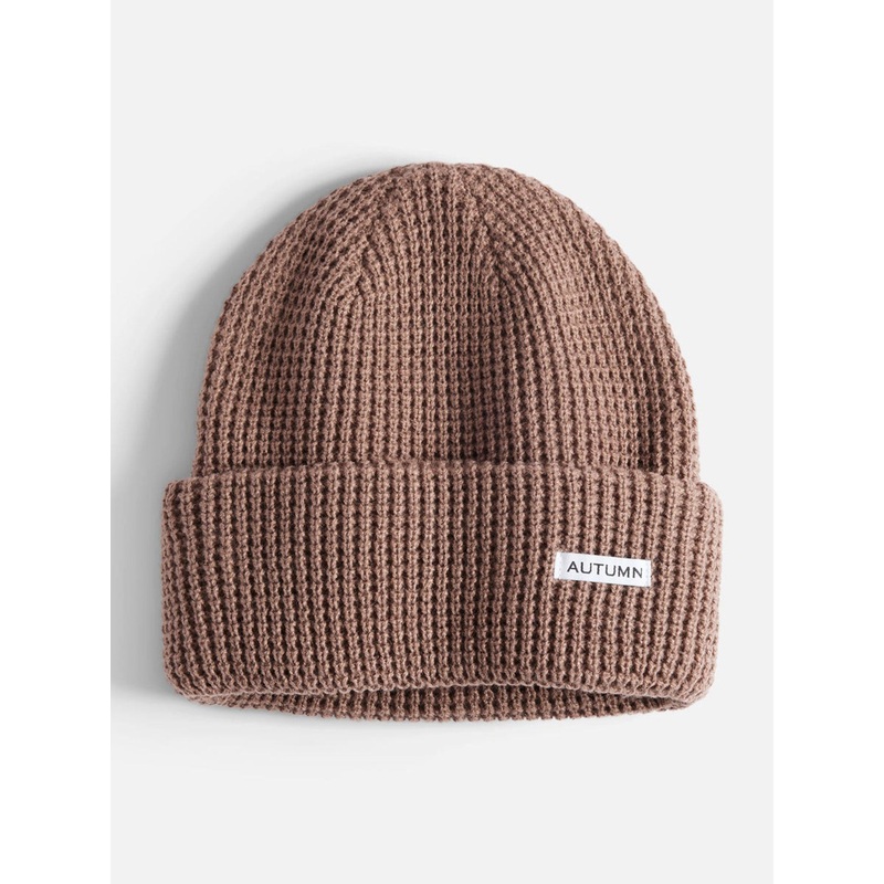 Waffle Beanie O/S DUSTY MAUVE