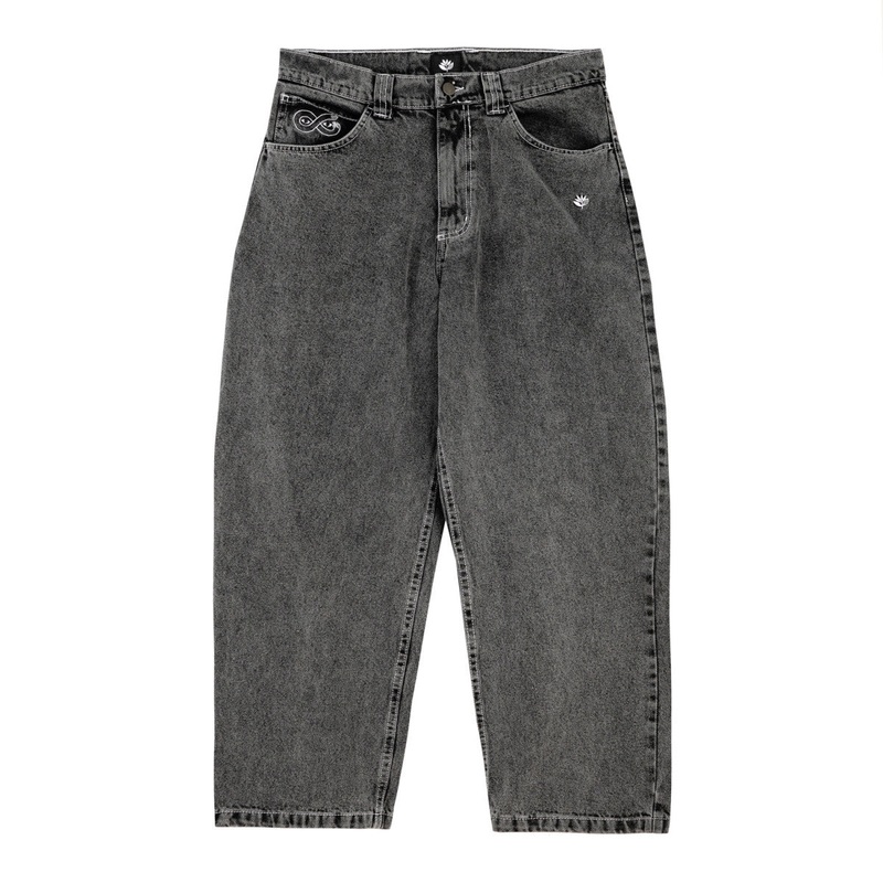 MAGENTA OG DENIM STITCH DISTRESSED BLACK MEDIUM