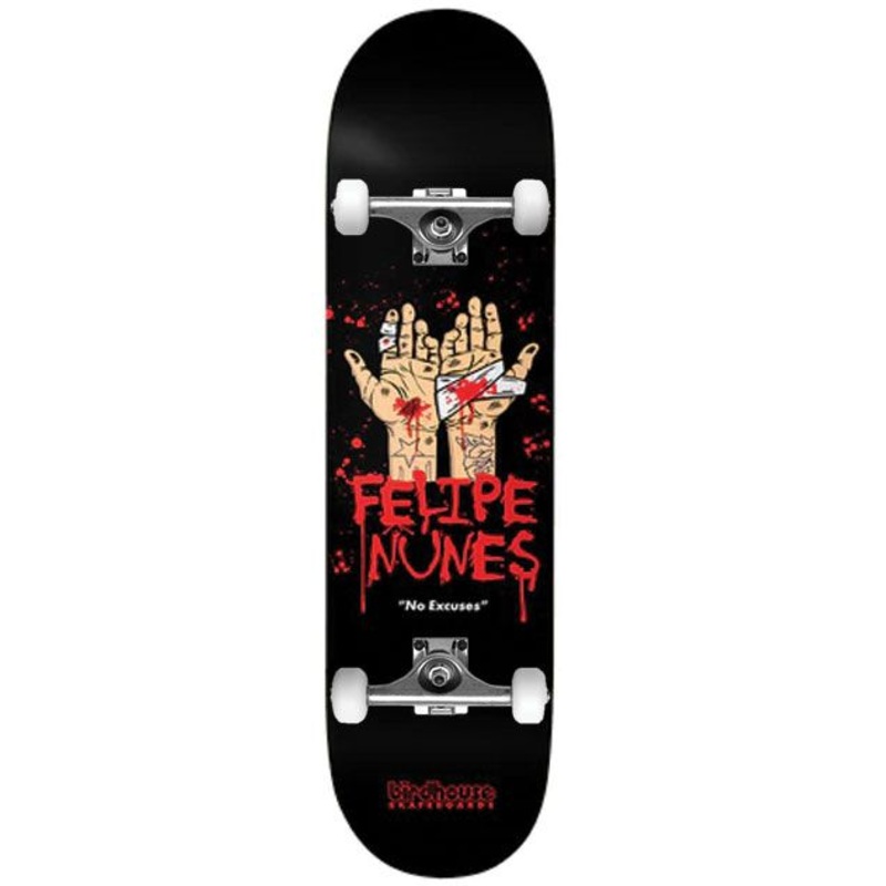 BIRDHOUSE COMPLETE NUNES NO EXCUSES (8″) INCLUDES SKATE TOOL! 8″