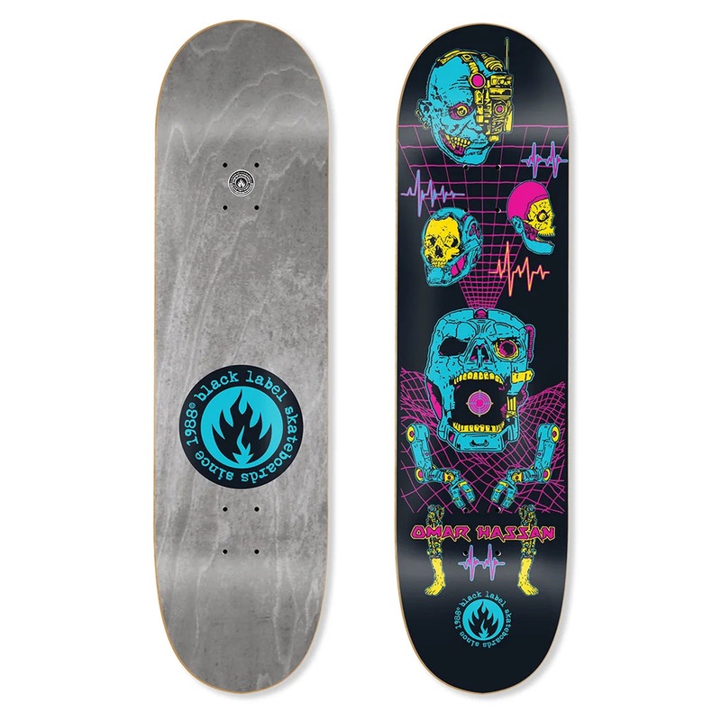 Black Label Omar Hassan BLACK FUNERAL Deck 8.38″