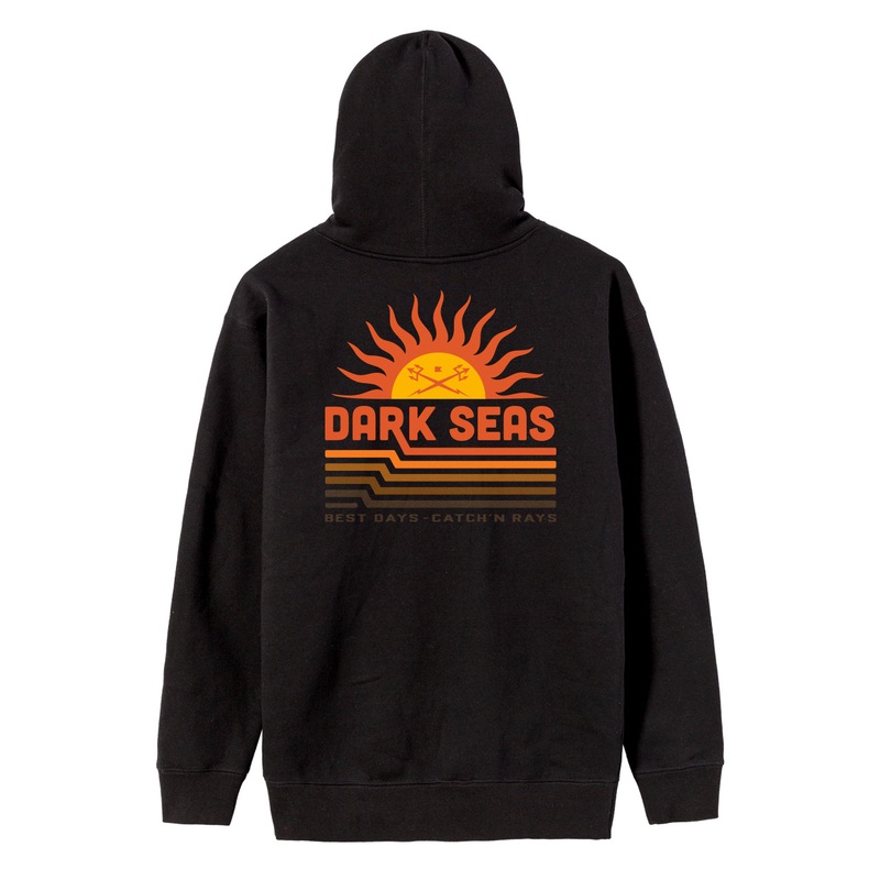 DARK SEAS ELECTROMAGNETIC PULLOVER BLACK SMALL