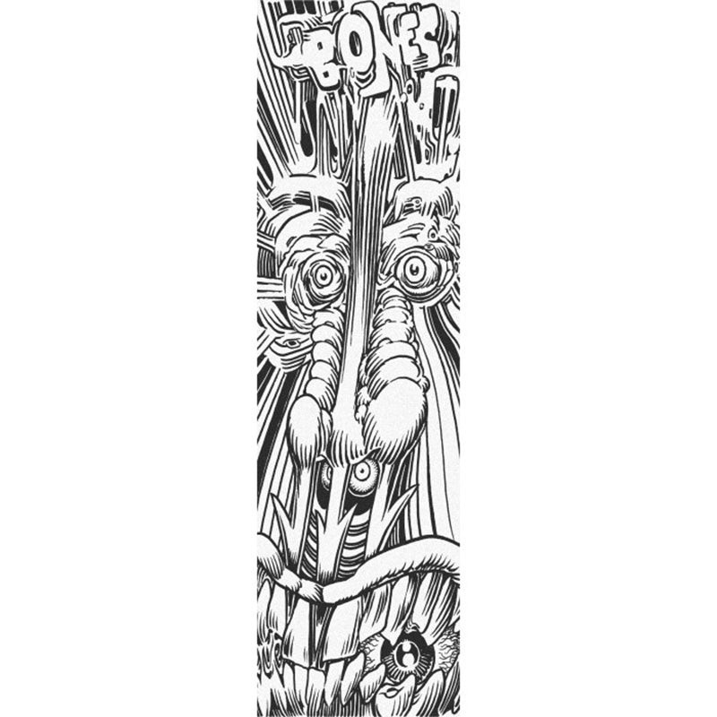 BONES WHEELS 9″ x 33″ Sheet Forest Face Skateboard Grip Tape