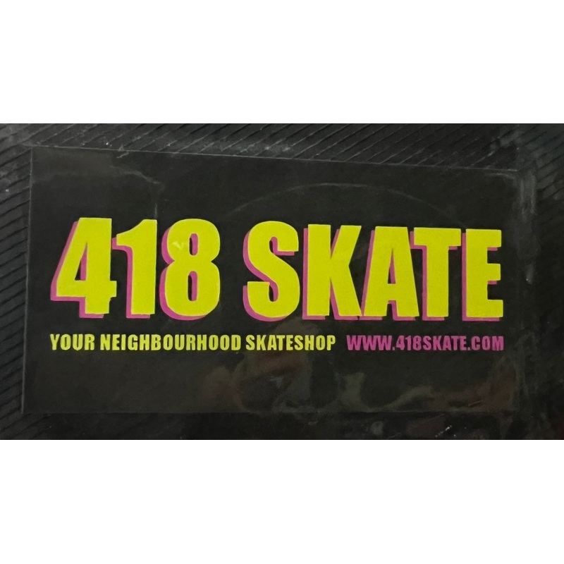 418 Skate Shop Sticker 3