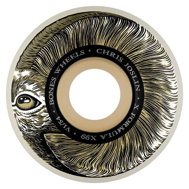 Bones 54mm 99a X-Formula Joslin Rampage V1 Standard Skateboard Wheels 4pk