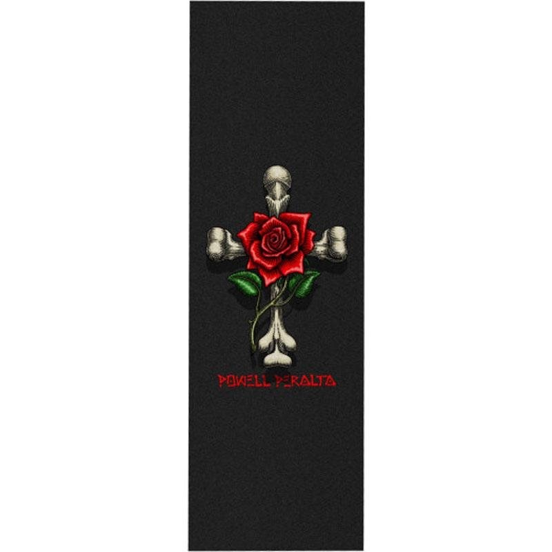 Powell Peralta 10.5″ x 33″ Rose Cross Skateboard Grip Tape