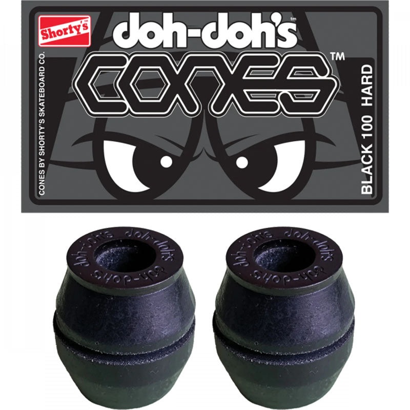 Shorty’s 100 Hard Doh Dohs BLACK Skateboard Bushings