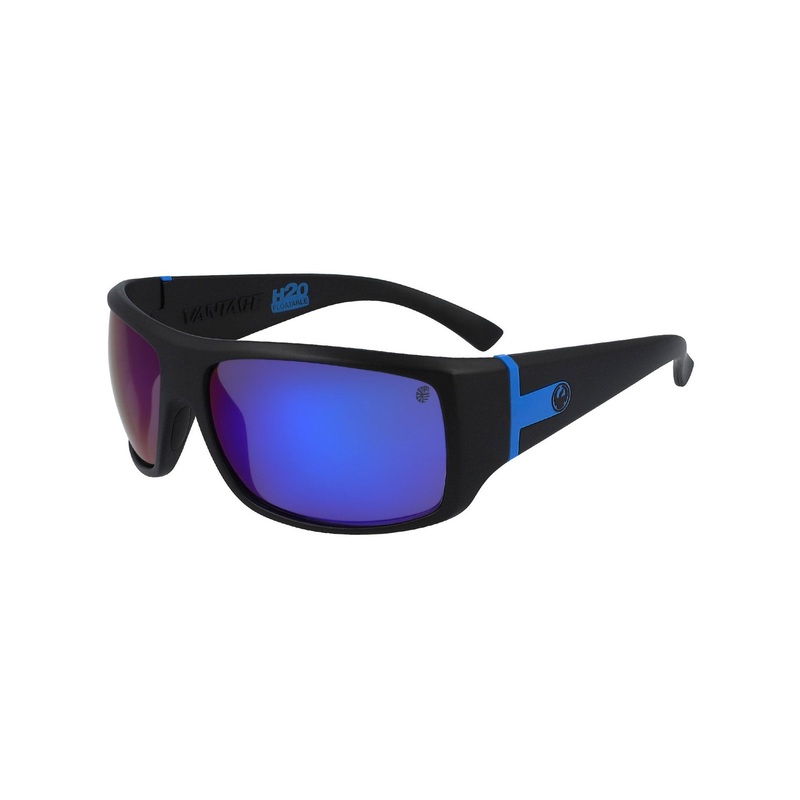 Vantage H2O Polarized Sunglasses O/S MAT BLK H2O BLUE ION POL