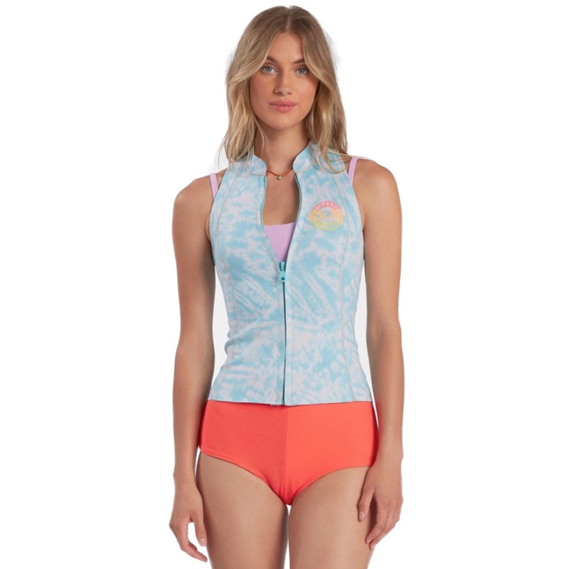 1mm Women’s Billabong Salty Daze Wetsuit Vest ISLAND BLUE NEO 2