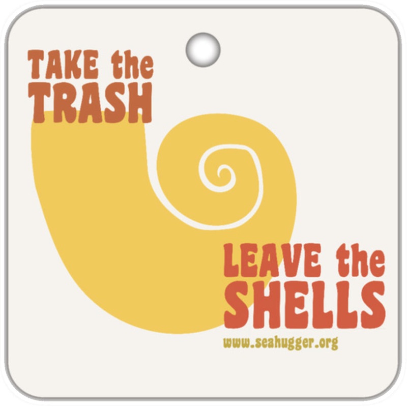 Camp Scent Freshener – SeaHugger Take the Trash Leave the Shells – STRAWBERRY